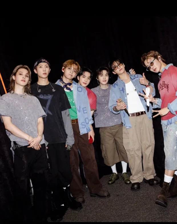 BTS em bastidores da turnê em East Rutherford